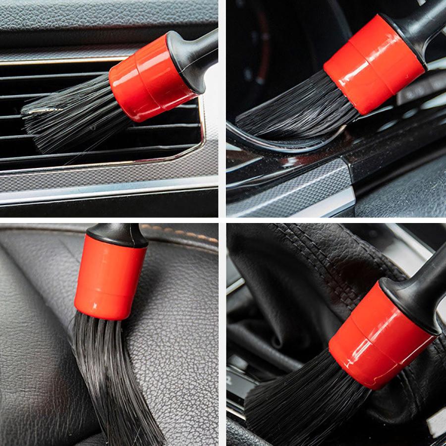 洗車ブラシ 5本 セット 高品質豚毛  ボディ 洗車 愛車 エンブレム パーツ 外装 ホイール 汚れ 豚毛  豚毛ブラシ ボディ用 ホイール用 車内 |  | 09