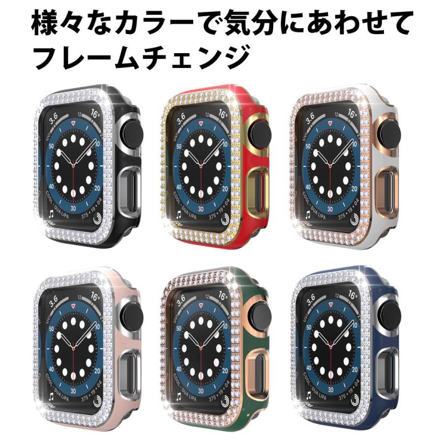 50%offクーポン有 アップルウォッチ カバー ケース キラキラ 保護ケース apple watch series9 8 7 6 SE 5 4 3 38mm 40mm 42mm 44mm 45mm 傷防止 |  | 23
