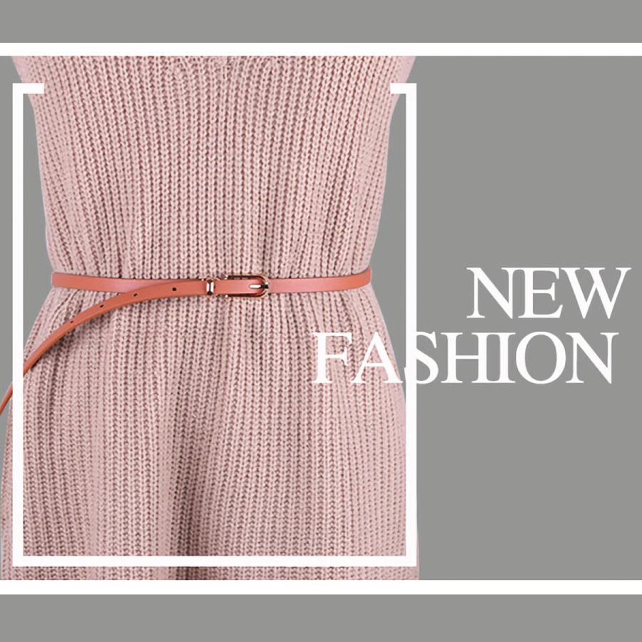 レディース ベルト 細ベルト 調節可能 女性 べると 細い おしゃれ 女性用 細いベルト カラーベルト ゴールドバックル スリムベルト 細 シンプル |  | 02