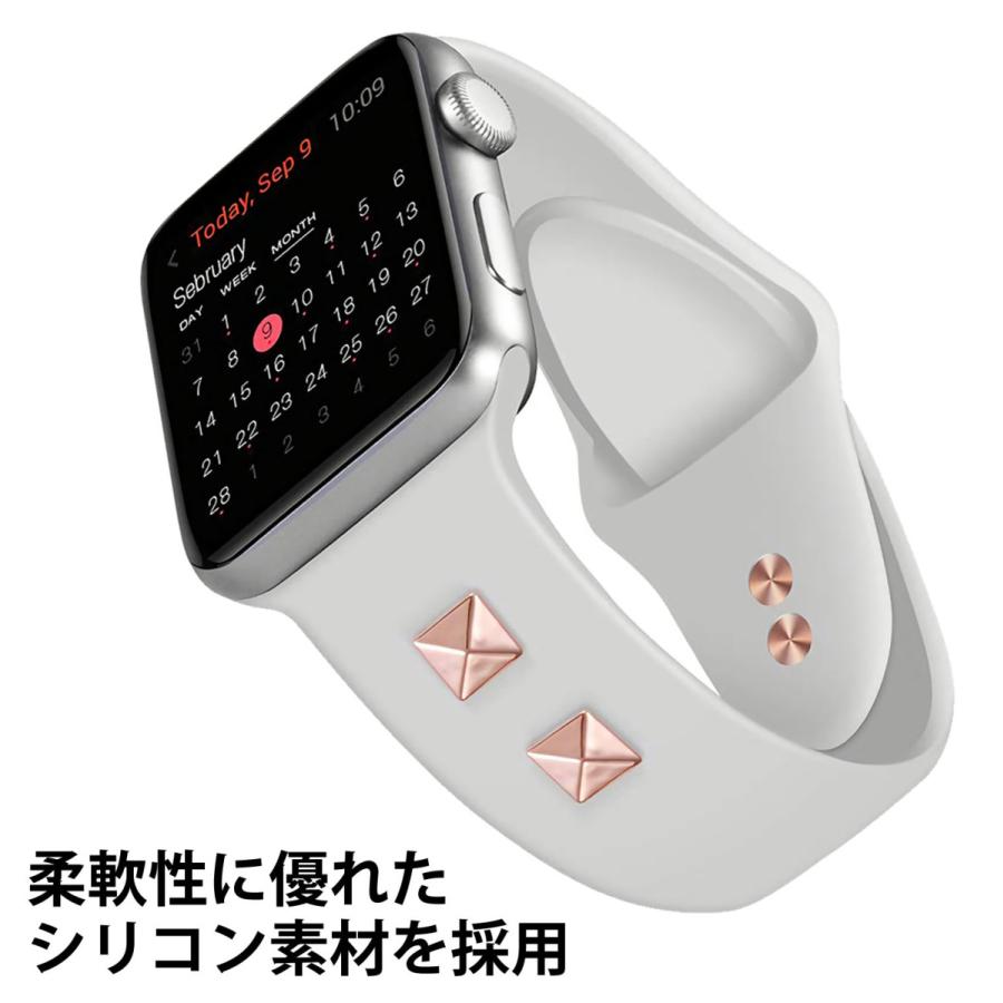 50%offクーポン有 アップルウォッチ バンド ベルト スタッズ スポーツ