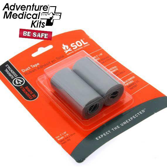ADVENTURE MEDICAL KITS(アドベンチャーメディカルキット) SOL Duct Tape SOLダクトテープ 5cm×127cm シルバー2本入り amksol