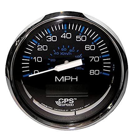 Faria 33730 Chesapeake Speedometer 4quot; GPS LCD - MPH 新品 【超ポイント祭?期間限定】 本物 当店在庫だから安心 Black 80 並行輸入品 SS