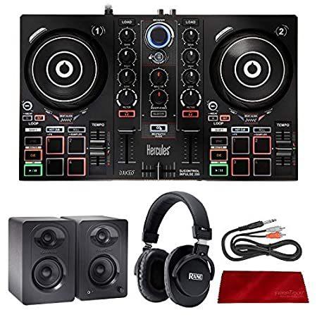 Hercules DJControl Inpulse 200 Compact DJ Controller + Monitors + Deluxe Ac(並行輸入品) DJコントローラー