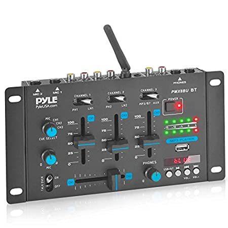 Wireless DJ Audio Mixer - 3 Channel Bluetooth Compatible DJ Controller Soun(並行輸入品) DJコントローラー
