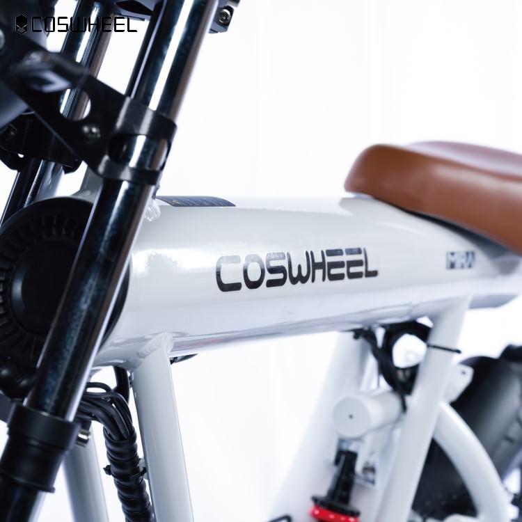 原付二種] フル電動 COSWHEEL MIRAI ピュアホワイト｜コスウェル 電動