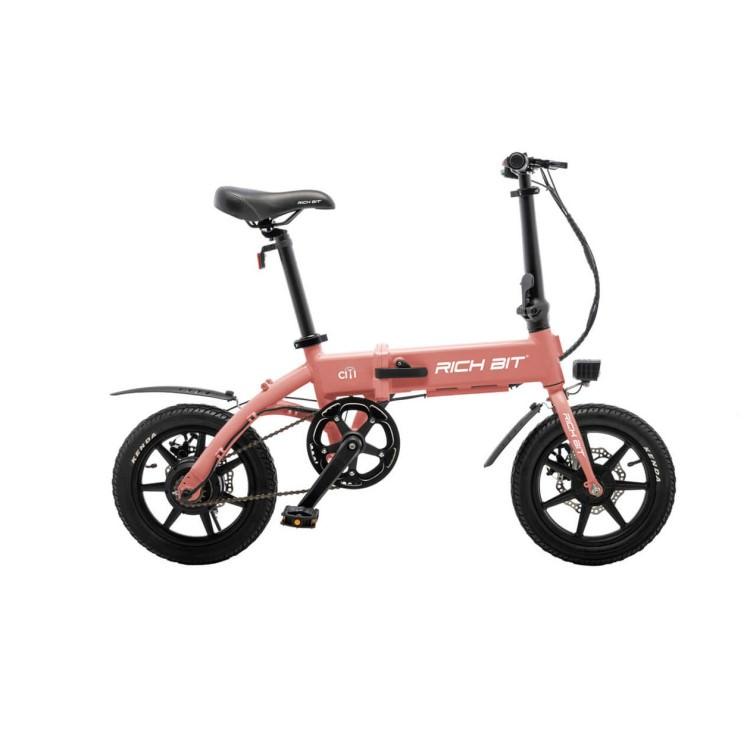 電動アシスト自転車] RICHBIT CITY ASSIST(サクラピンク)｜折り畳み可