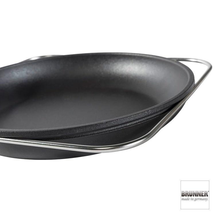 BRUNNER GUSSTO グストパン 28cm ブルナー グスト キッチン MADE IN GERMANY ドイツ製 機能美 スタイリッシュ 鋳物鍋 ブラックの画像