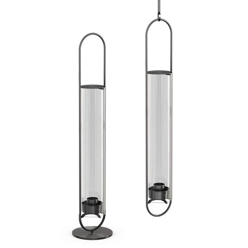HOEFATS(ホーファッツ) h00271 OVAL CANDLE 55 キャンドルホルダー(シルバー／ブラック)｜ドイツ製 オーバル 本体 ドイツ_3