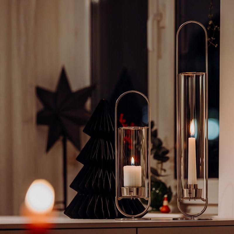 HOEFATS(ホーファッツ) h00271 OVAL CANDLE 55 キャンドルホルダー(シルバー／ブラック)｜ドイツ製 オーバル 本体 ドイツ_9