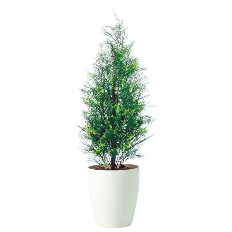 ヒバ W30×H90cm 91404 アーティフィシャルグリーン 人工観葉植物 鉢付きグリーン