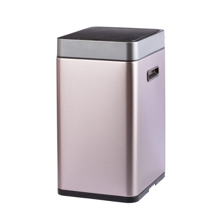 EKO ミラージュ スリム センサービン20L ゴミ箱 ダストボックス シャンパン センサー ステンレス 衛生的 清潔 ウイルス対策 コンパクト EK9270RGM-20L_6