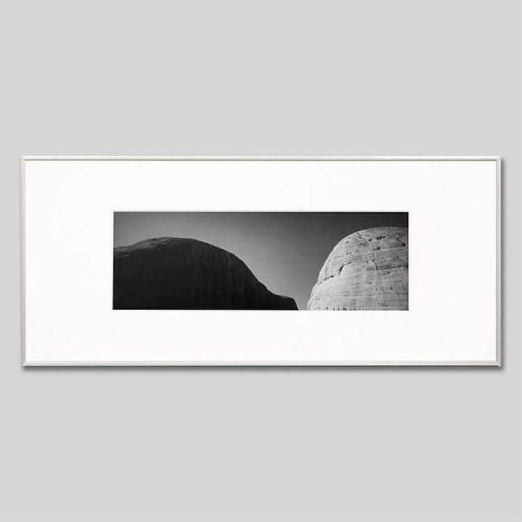 IGREBOW オーストラリア連邦 カタジュタ 風の谷 アイグレボウ 室内装飾写真絵 軽銀枠組み L大きさ 白黒 家具、インテリア-ウォールデコレーション-レリーフ、アート