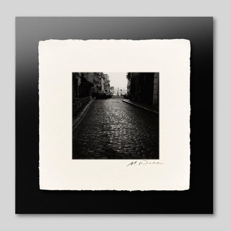 IGREBOW フランス共和国 光の都市の街一とおり アイグレボウ 室内装飾写真絵 越前黒板枠組み S大きさ 白黒 レリーフ、アート-家具、インテリア