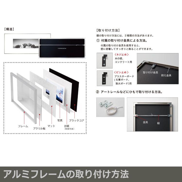 IGREBOW ひまわりの花 アイグレボウ インテリアフォト アルミフレーム Mサイズ カラー写真｜besign｜04