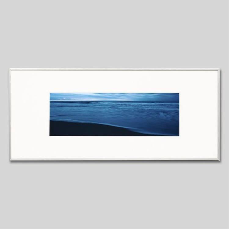 IGREBOW 千葉県九十九里 有り明け方の海 アイグレボウ 室内装飾写真絵 軽銀枠組み L大きさ 色つや第八芸術 ウォールデコレーション-レリーフ、アート-家具、インテリア