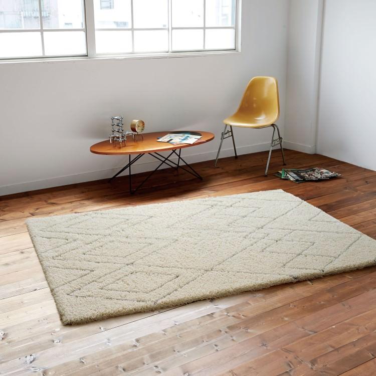 東リ（TOLI） 140×200cm ラグ Vintage Retro 4311 防ダニ 床暖房対応