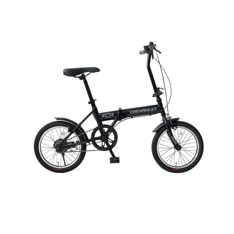 【限定値下げ】美品 CHEVROLET 16インチ 折畳自転車 ブラック 折畳み自転車] CHEVROLET シボレー｜16インチ折畳自転車BK（BAA仕様