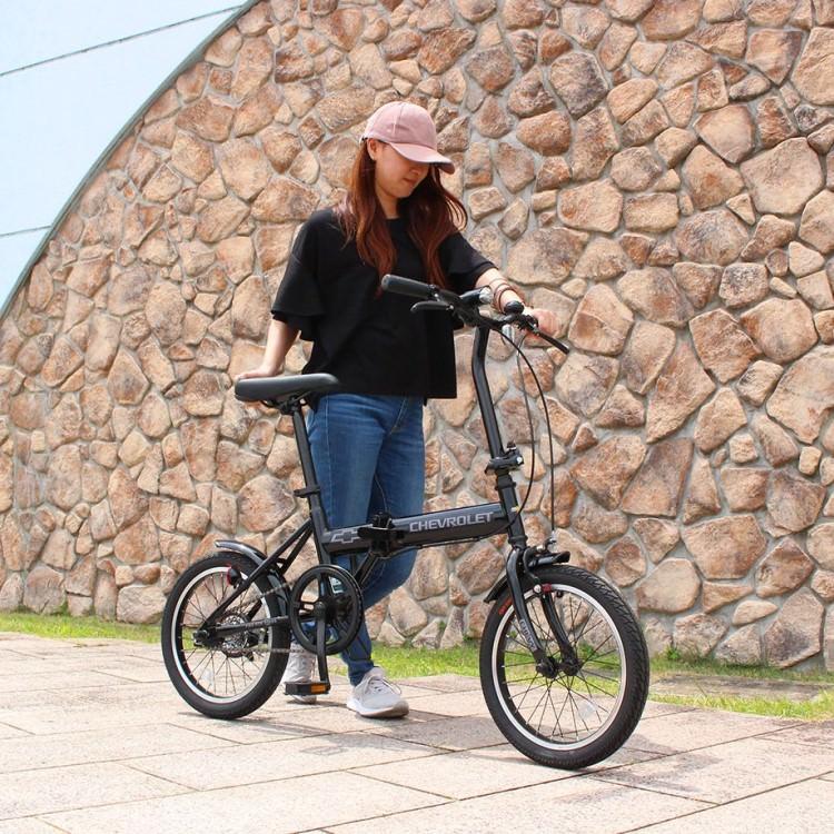折畳み自転車] CHEVROLET シボレー｜16インチ折畳自転車BK（BAA仕様