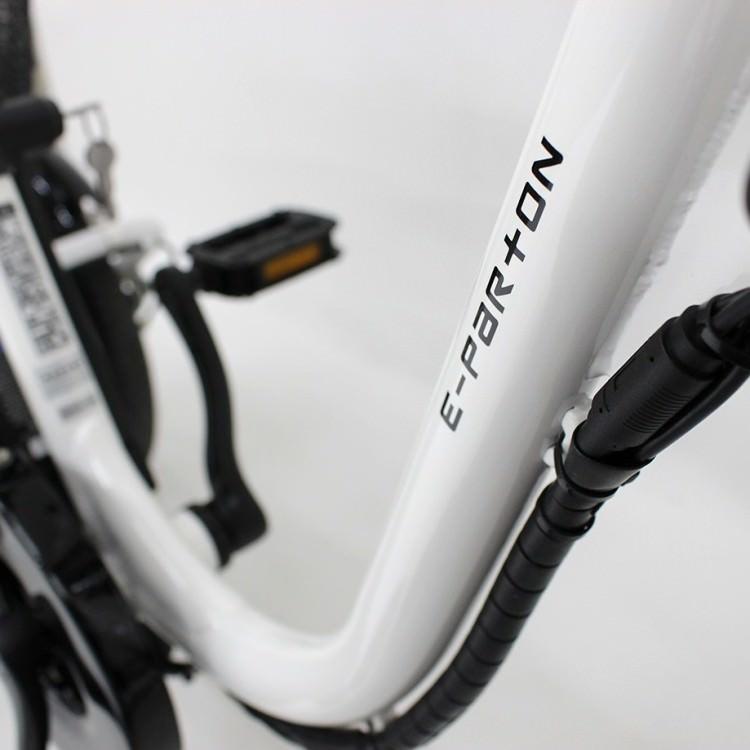 E-PARTON 電動アシスト三輪自転車 ホワイト 電動アシスト自転車] E-PARTON イーパートン｜ロータイプ電動アシスト