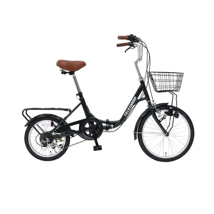 折畳み自転車 FIELD CHAMP フィールドチャンプ｜20×16インチ6段折畳み自転車GR モスグリーン MG-FCP2016GR 折畳み自転車] FIELD CHAMP フィールドチャンプ｜20×16インチ6段折畳み