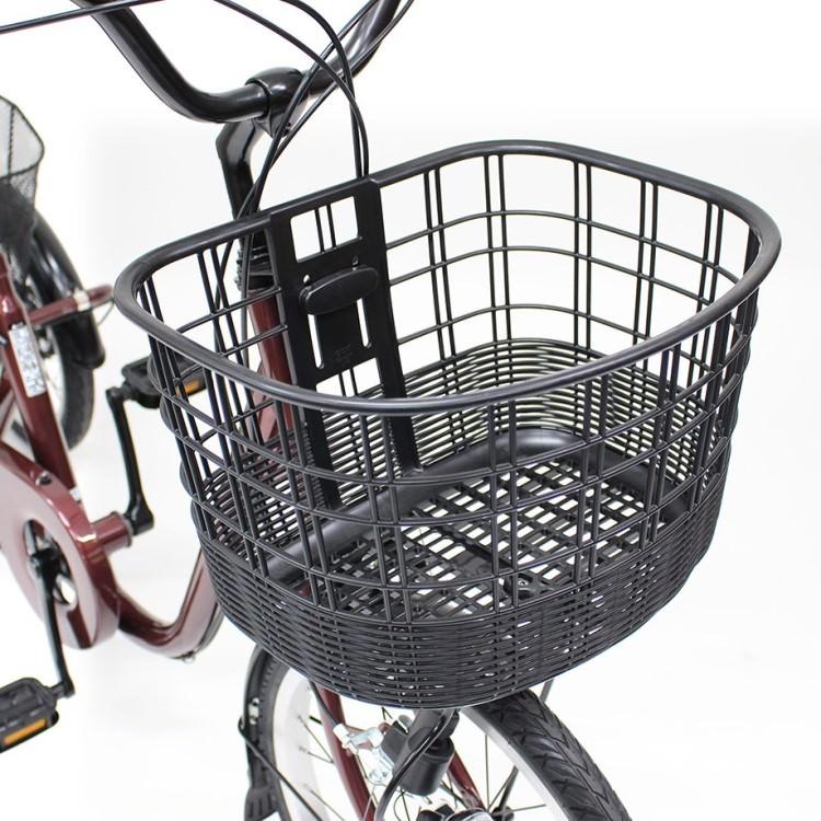 5月下旬頃入荷予定 [三輪自転車] ACTIVE PLUS アクティブプラス｜ノーパンク三輪自転車 MG-TRE20APNL ワインレッド 送料無料 (北海道・沖縄・離島別送料)の画像