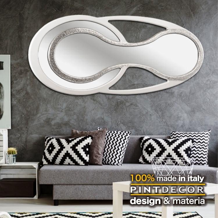 デコラティブなルームミラー モダンデザインのアートパネル Enterprise P4858 イタリア直輸入 Pintdecor 4858