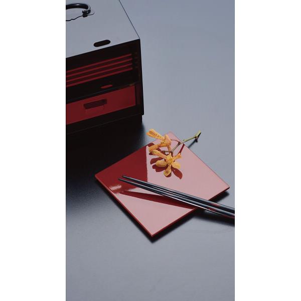 洗朱塗菓子器 共箱(K-A129)