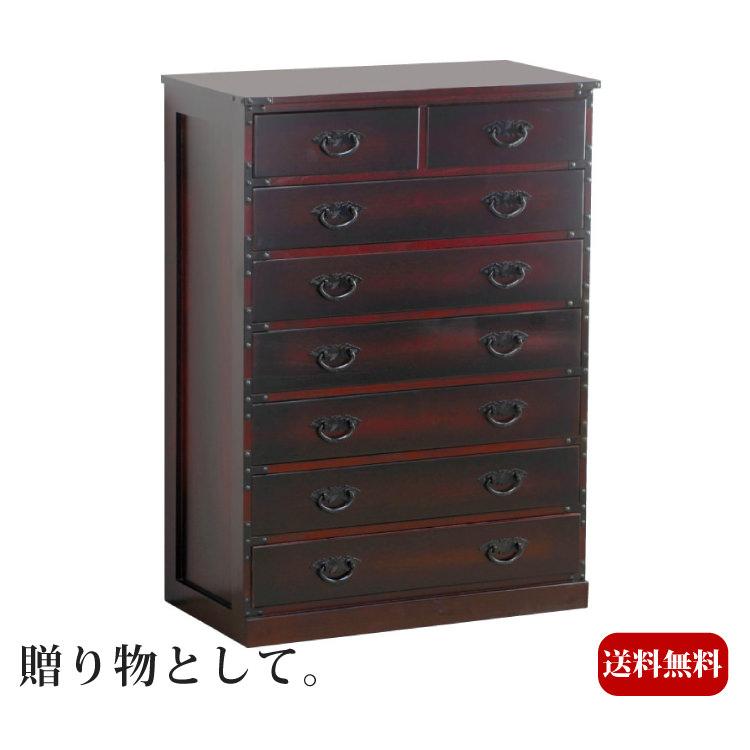 和箪笥　7段 整理タンス 分割可能 7段チェスト 和箪笥 たんす 箪笥 衣装箪笥 家具 和家具 ファニチャー