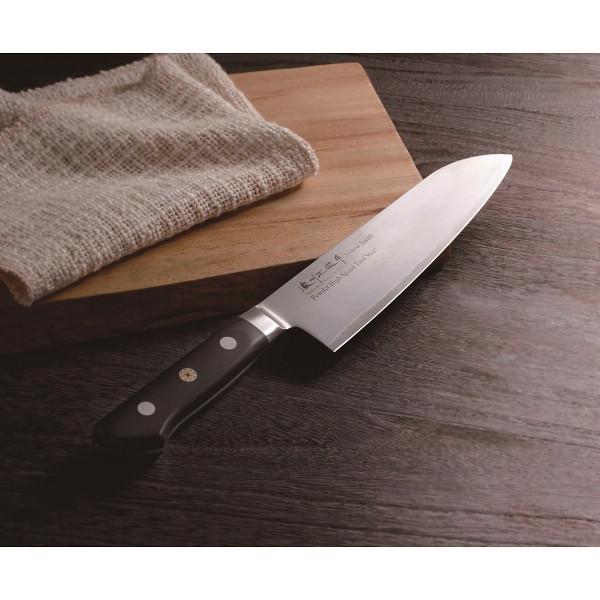 濃州正宗作 粉末ハイス鋼割込三徳包丁 キッチンツール のし ラッピング
