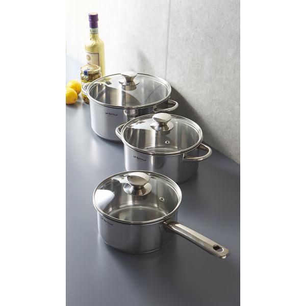 【未使用】LA BETTOLA ステンレス製鍋3点セット ラ・ベットラ ステンレス鍋3点セット 鍋 セット キッチンツール