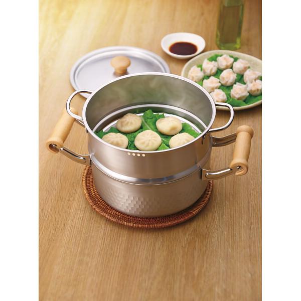 匠福 二段蒸し器(20cm) 鍋 セット キッチンツール ご自宅用 プレゼント 贈り物 ギフト 贈答用 カタログギフト 送料無料_1