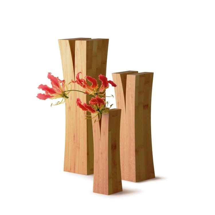 ベースL 一輪挿し TEORI LIN テオリ リン 花瓶 ヴェース 竹集成材で作った倉敷の美しい竹家具 インテリア 雑貨 リビング P-LIL