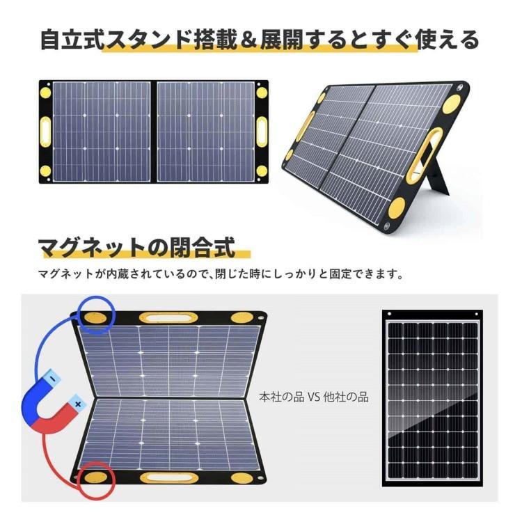 折り畳み式ソーラーパネル 太陽光パネル TSP-100M TO GO POWER 送料無料 軽量 簡単着脱 持ち運び 防災安全協会推奨 ハンディ コンパクト 停電対策 防災｜besign｜11