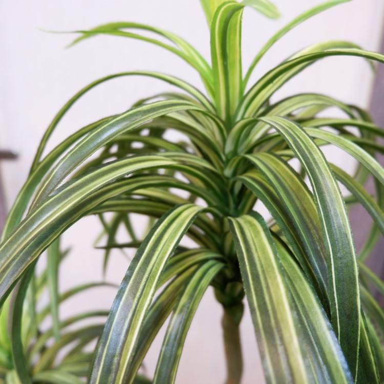 ユッカポット 114cm アーティフィシャルグリーン 人工観葉植物 簡易鉢付きグリーン F4186の画像