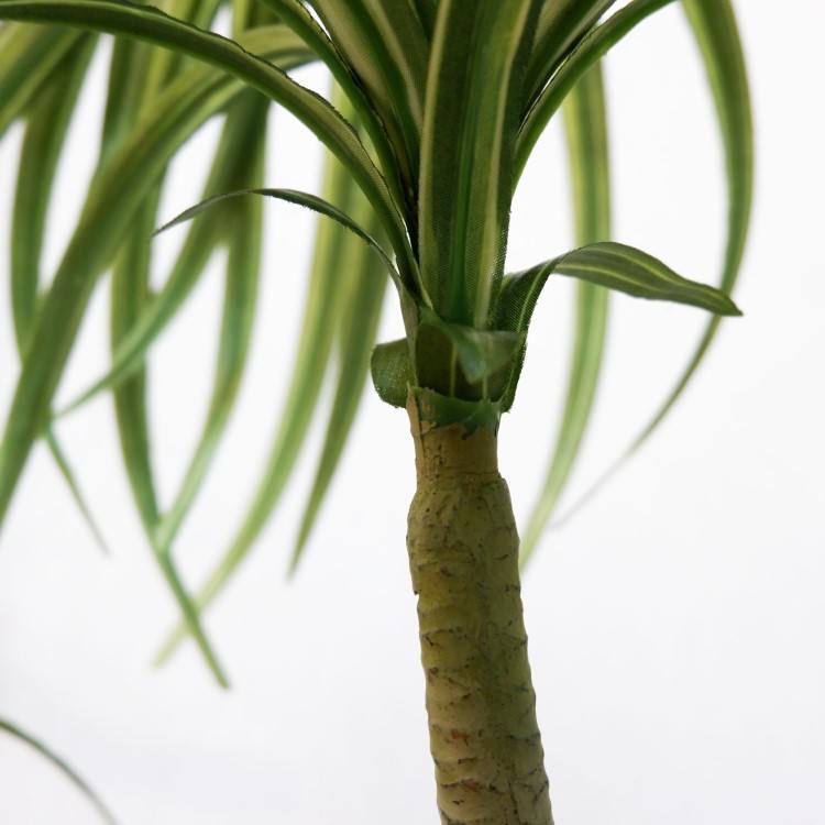 ユッカポット 114cm アーティフィシャルグリーン 人工観葉植物 簡易鉢付きグリーン F4186の画像