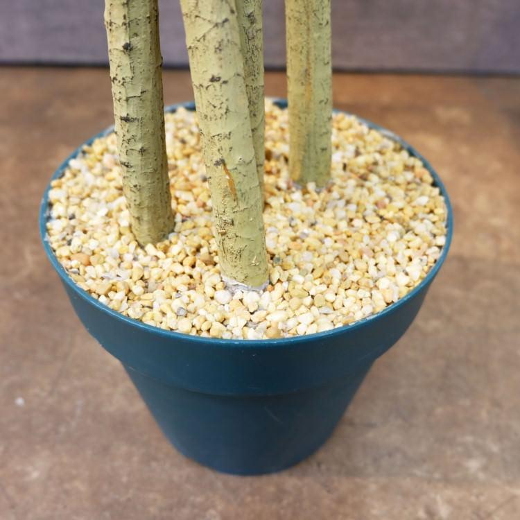 ユッカポット 156cm アーティフィシャルグリーン 人工観葉植物 簡易鉢付きグリーン F4187
