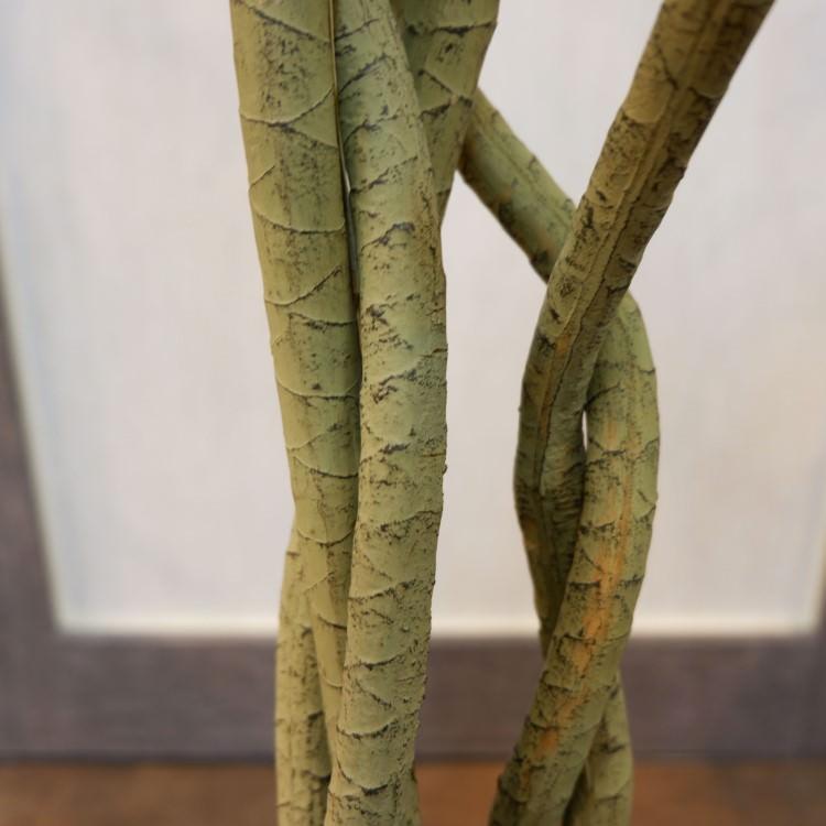 ユッカポット 156cm アーティフィシャルグリーン 人工観葉植物 簡易鉢付きグリーン F4187