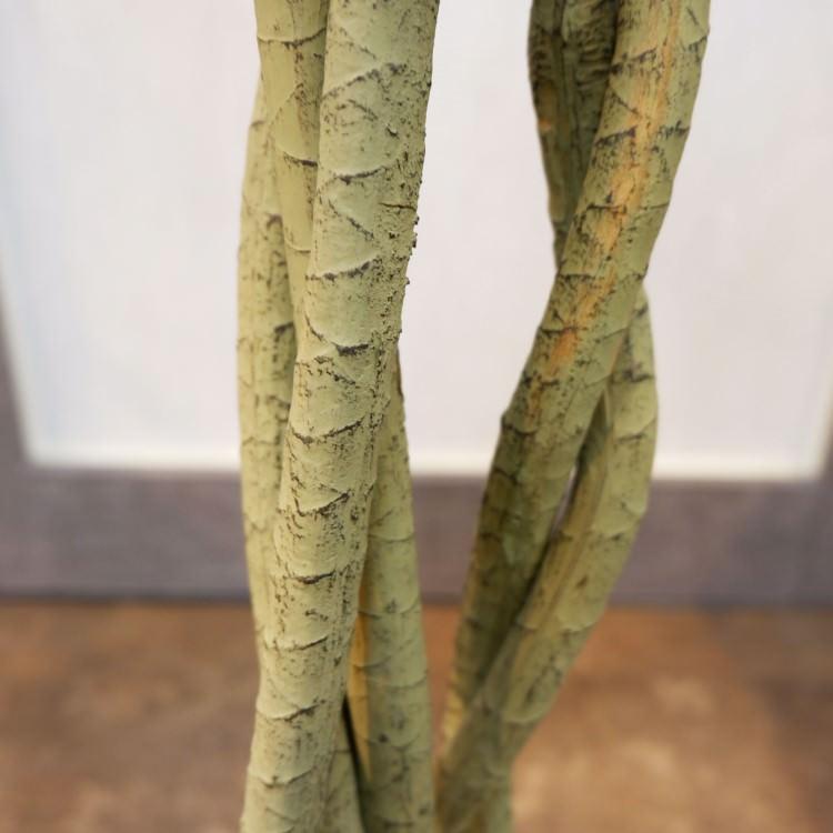 ユッカポット 156cm アーティフィシャルグリーン 人工観葉植物 簡易鉢付きグリーン F4187