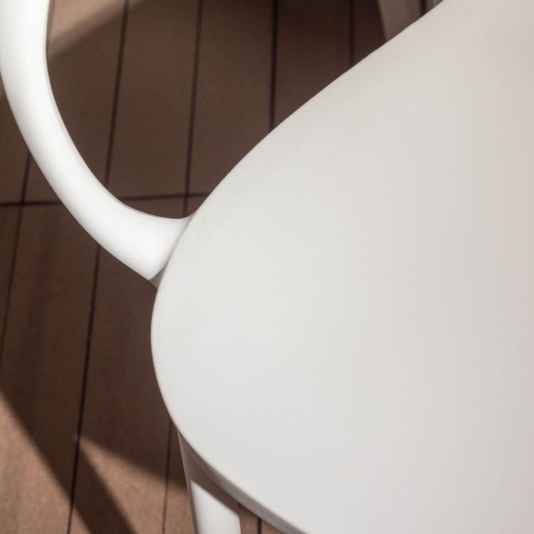 海外激安通販サイト 東谷 AZUMAYA パルネチェア ホワイト 4脚セット チェア 椅子 デザインファニチャー インテリア リビング ダイニング ファニチャー デザイン家具