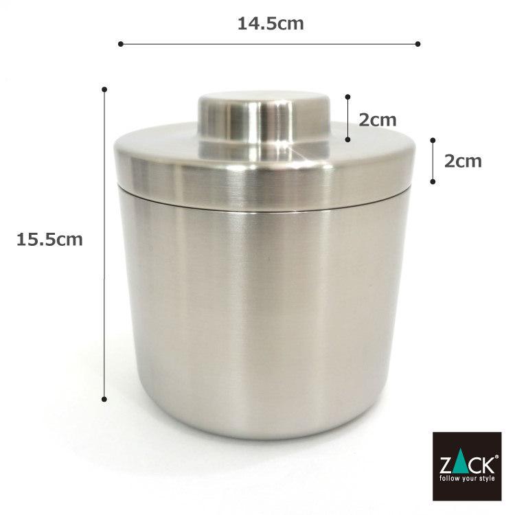 ZACK アイスバケツ アイスペール 氷入れ 蓋付き 容器 アイスボックス