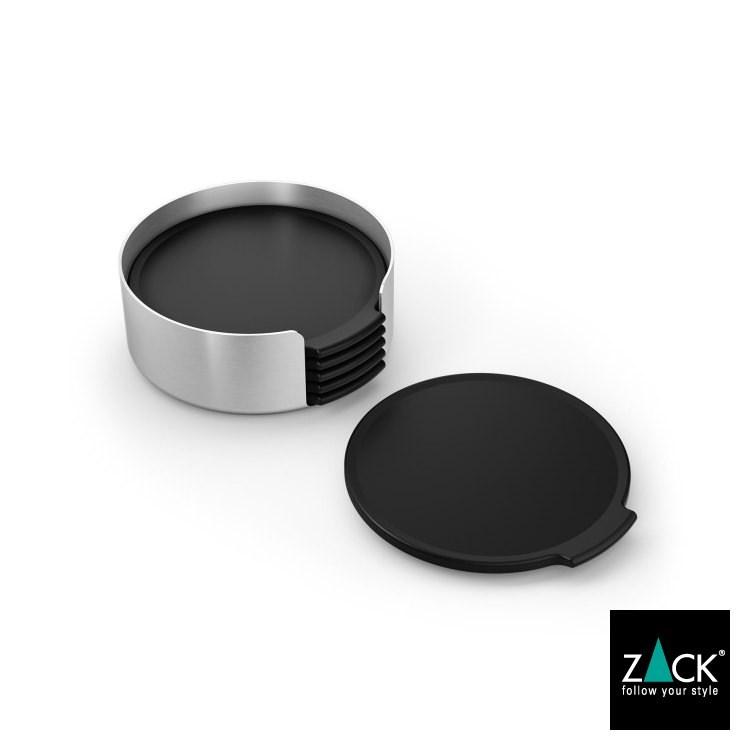 ZACK コースターとホルダー 6枚セット コースター ラバー ホルダー付き