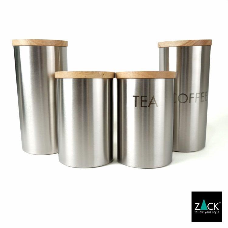 ZACK キャニスター L 紅茶 茶葉 ティーバッグ 珈琲 保存容器 コーヒー