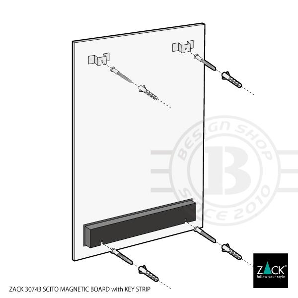 ZACK マグネット用ボード S プレゼンボード ボード 壁付け DIY