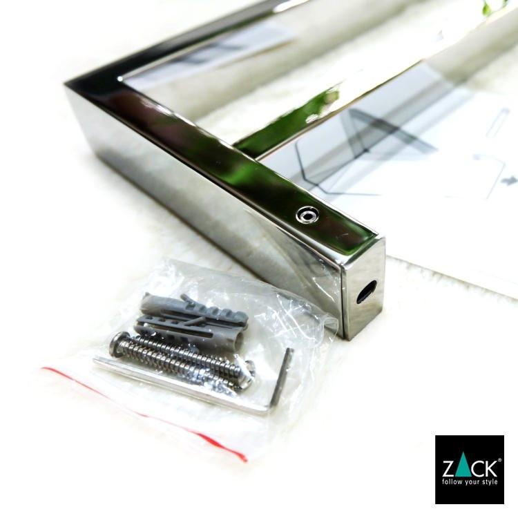 ZACK タオルレール ダブル 2連 タオルホルダー タオル掛け