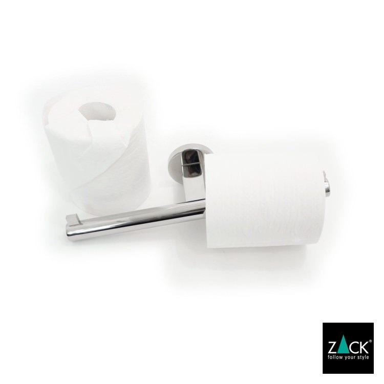 トイレットペーパーホルダー ダブル 2連 ロールホルダー ペーパーホルダー トイレ用品 壁付けタイプ DIY ドイツ ステンレス ZACK 40052 SCALA MP_12
