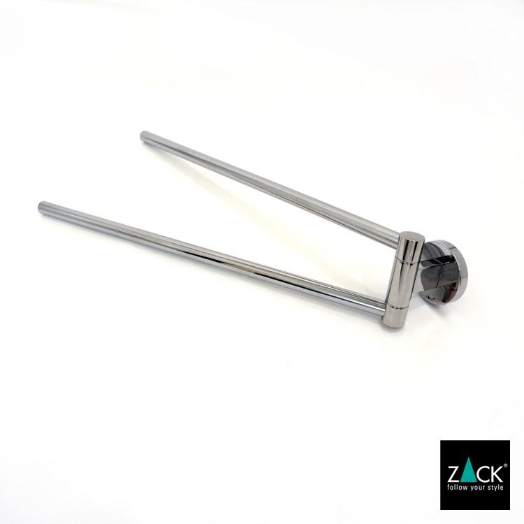 ZACK タオルレール 可動式 スイーベル タオルホルダー 洗面 浴室