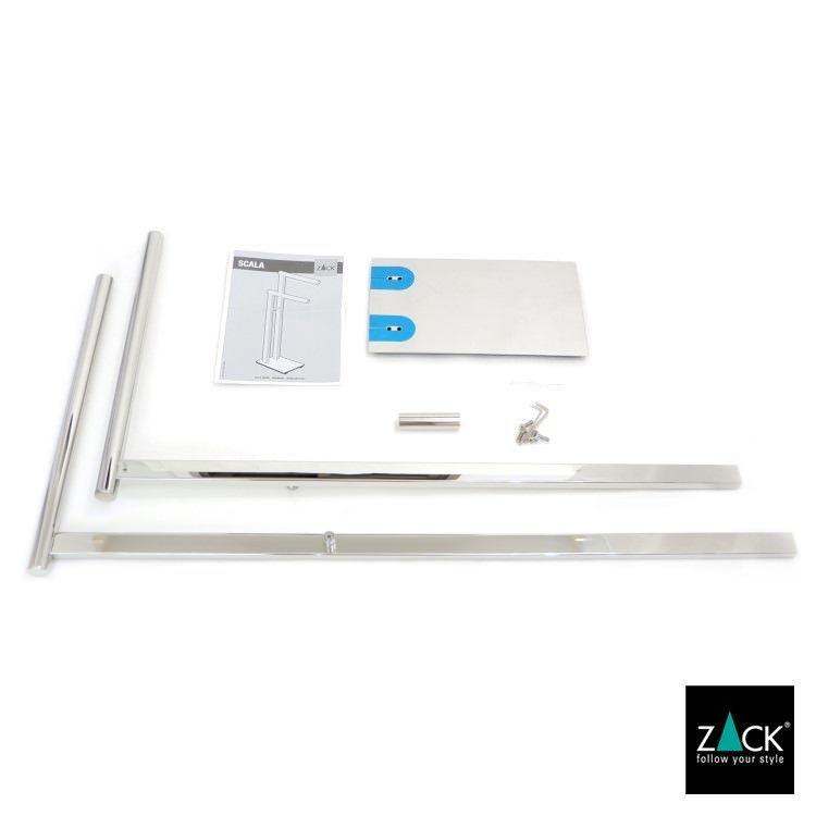 ZACK タオルスタンド ダブル 2連 二段 タオルラック タオル掛け タオル