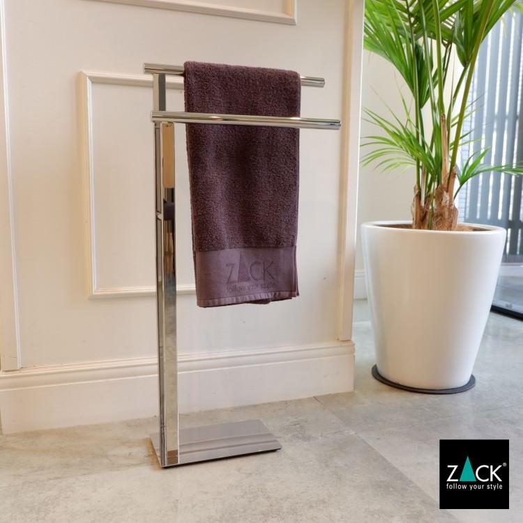 ZACK タオルスタンド ダブル 2連 二段 タオルラック タオル掛け タオル