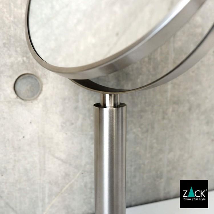 ZACK スタンドミラー 等倍/3倍 両面鏡 鏡 マット 化粧鏡 卓上ミラー