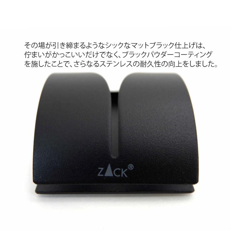 ZACK タオルクリップ ブラック タオルフック タオルホルダー シール